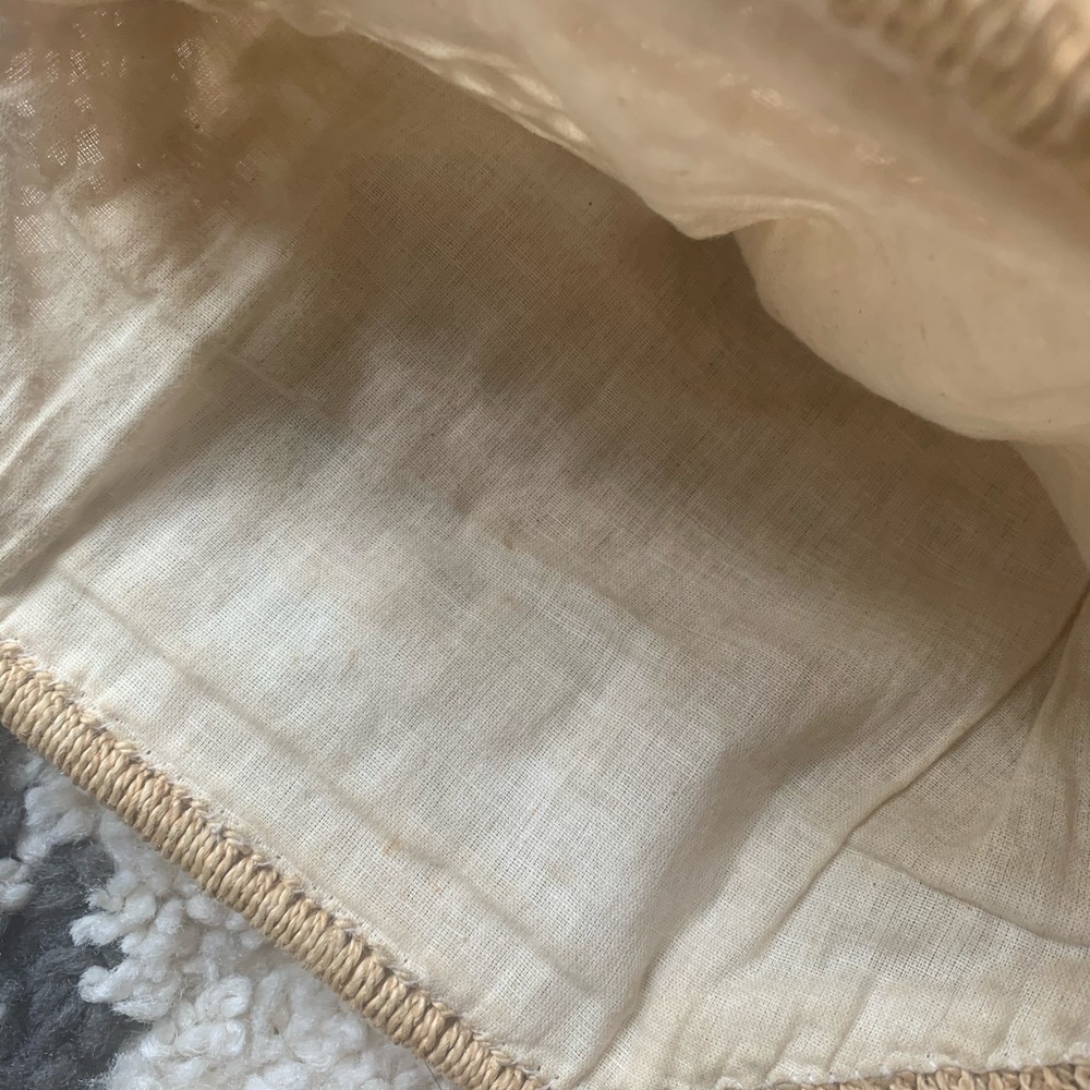 Vintage Woven Hemp Leather Tote - Picture 7 of 9